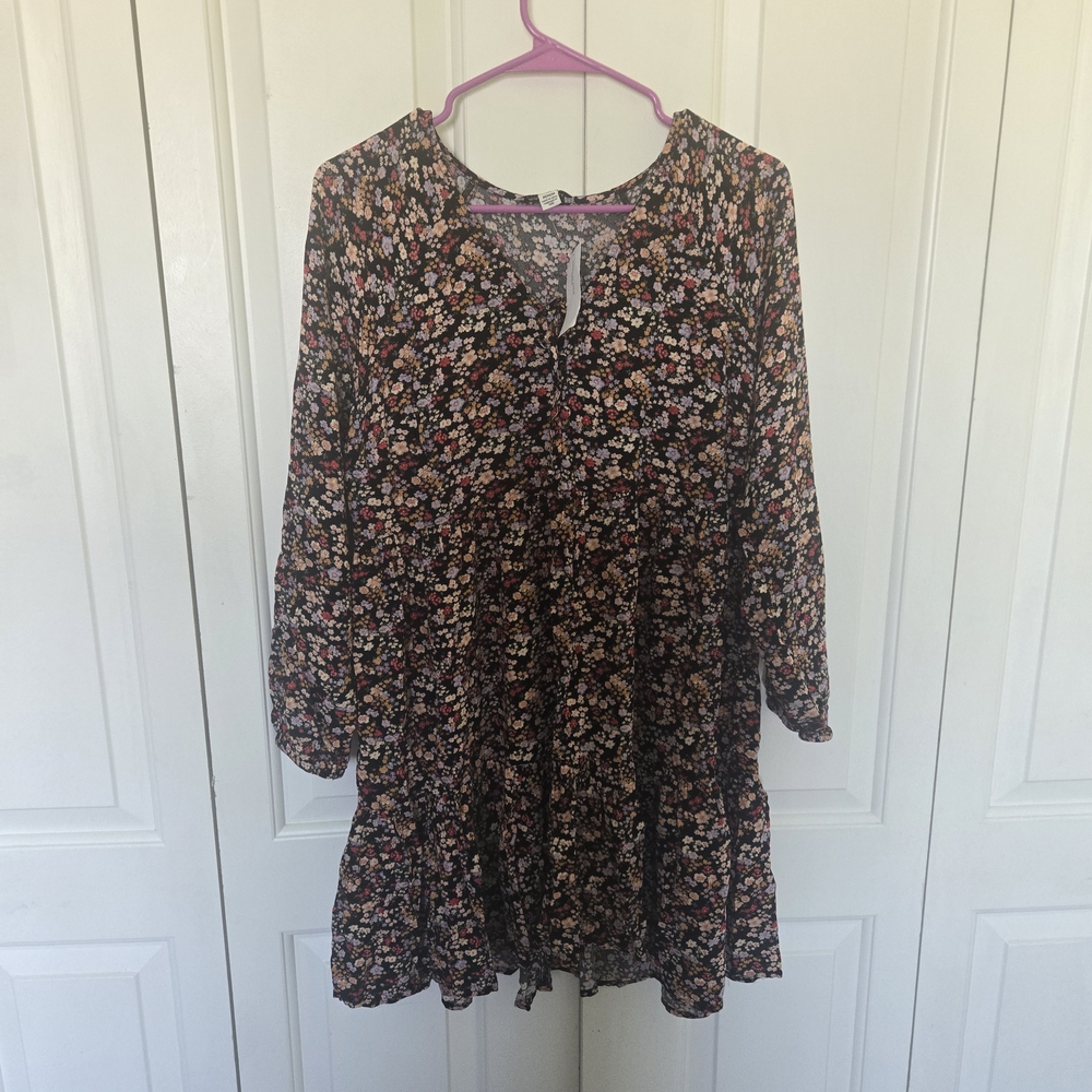 American Eagle Floral Womens Dress